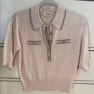 L'AGENCE Light Pink Button-Down Shirt